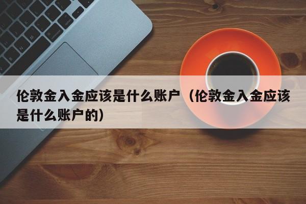 伦敦金入金应该是什么账户（伦敦金入金应该是什么账户的）